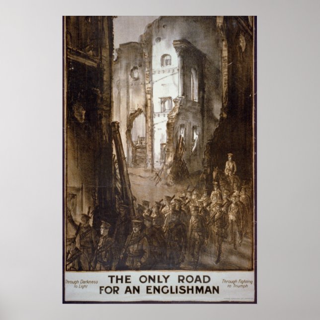 Póster El Único Camino Para Un Inglés (Frente)