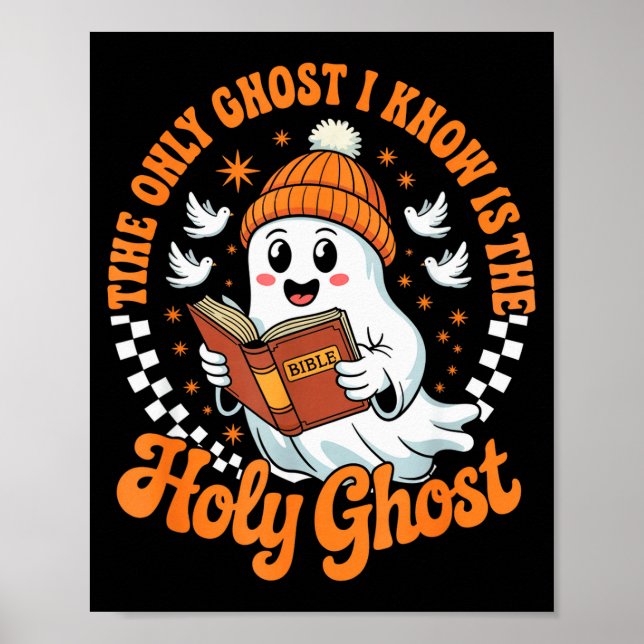 Póster El único fantasma que conozco es el Sagrado Hallow (Frente)