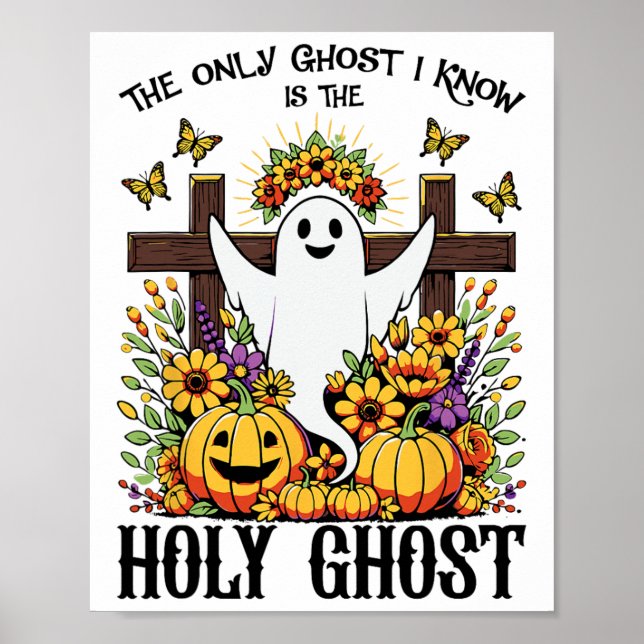 Póster El Único Fantasma Que Conozco Es El Santo Fantasma (Frente)