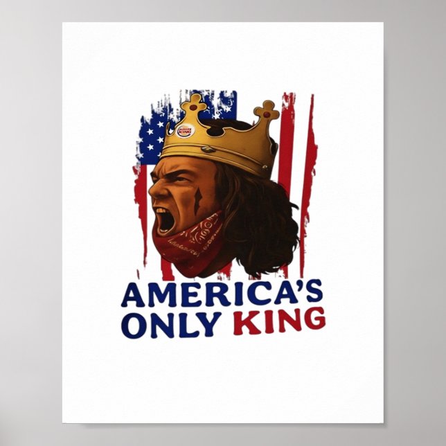 Póster El único rey de América (Frente)