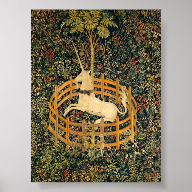 Póster El unicornio en cautiverio (Frente)