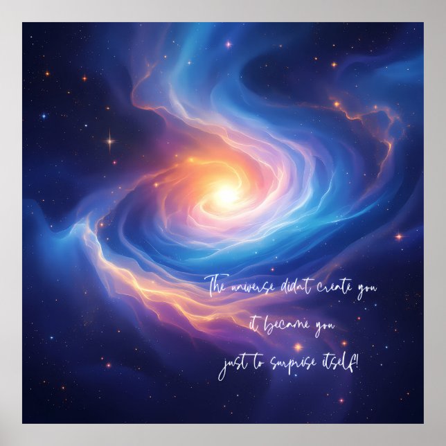 Póster ¡El Universo Te Sorprendió! (Frente)