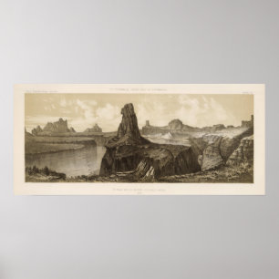 Póster El Vado de Los Padres, río Colorado