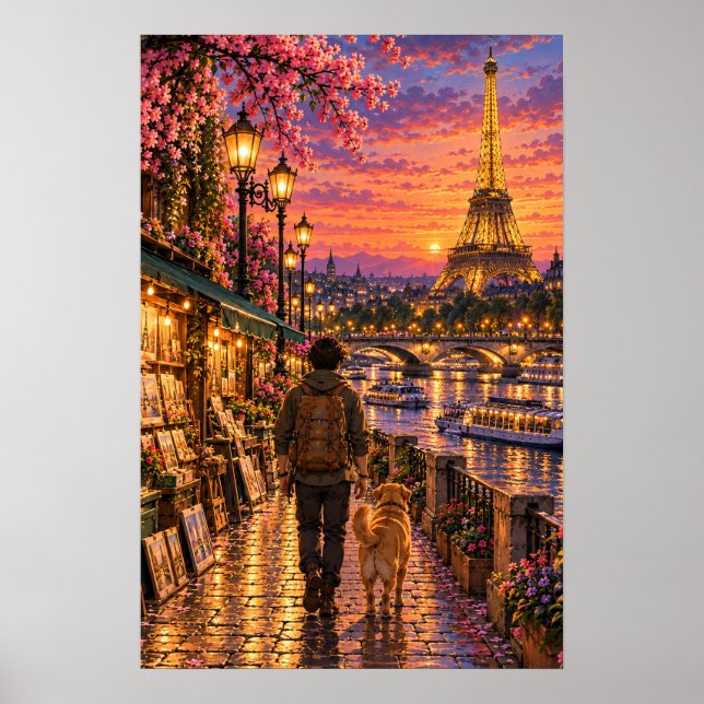 Póster El Vagabundo París (Frente)