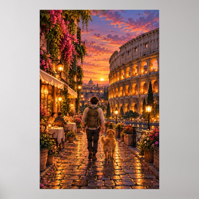 Póster El Vagabundo Roma (Frente)