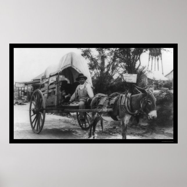 Póster El vagón de emigración mexicano de 1912 (Frente)