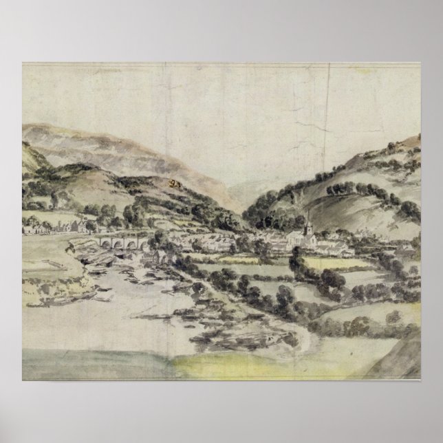 Póster El Vale de Llangollen (p/c en papel) (Frente)