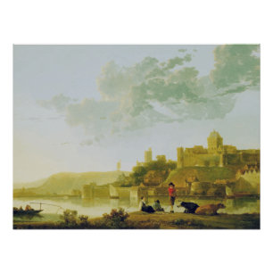 Póster El Valkhof en Nijmegen por Aelbert Cuyp