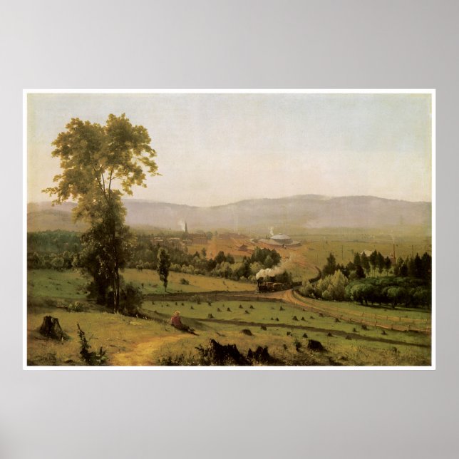 Póster El Valle de Lackawanna, 1855, George Inness (Frente)