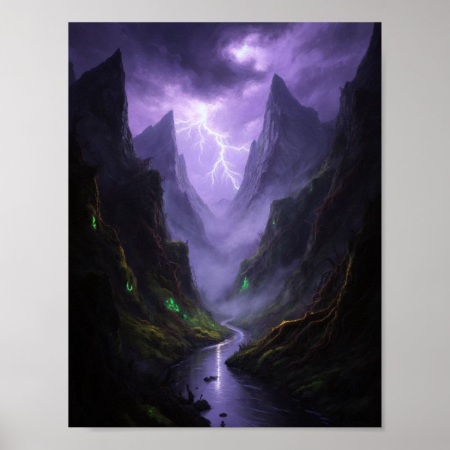 Póster El valle destrozado (Frente)