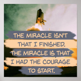 Póster El valor para empezar