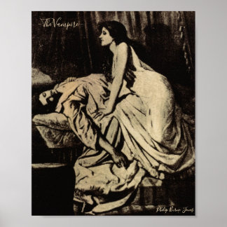 Póster El vampiro (1897) - Philip Burne-Jones