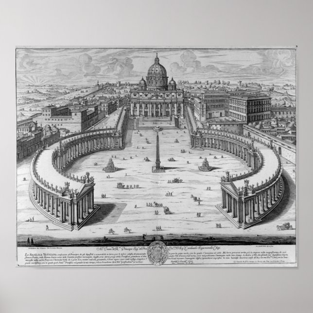 Póster El Vaticano, Roma (Frente)