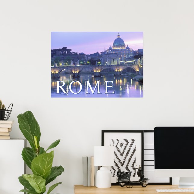 Póster El Vaticano | Roma, Italia (Oficina en casa)