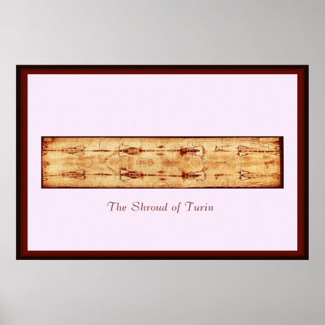 Póster El velo de Turín Jesús Santo Cara Poster completo (Frente)
