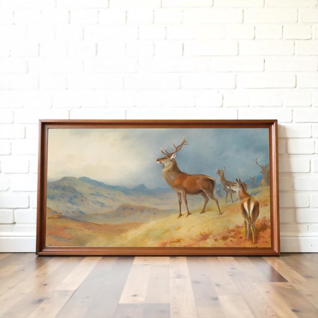 Póster El Venado Rojo En Un Paisaje De La Altiplano, El A (Subido por el creador)