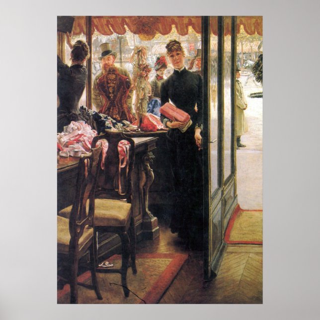 Póster El vendedor de James Tissot (Frente)