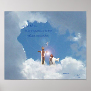 Póster el venir en las nubes
