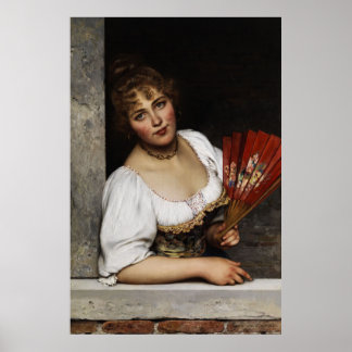 Póster El ventilador rojo