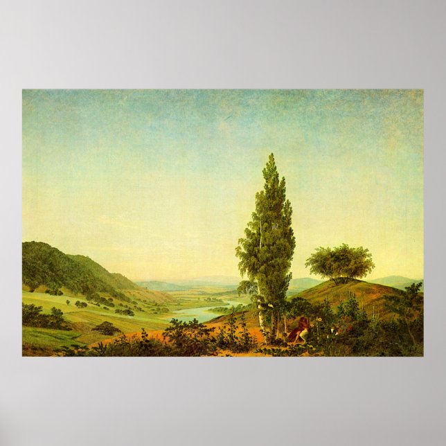 Póster El Verano, Caspar David Friedrich, (Frente)