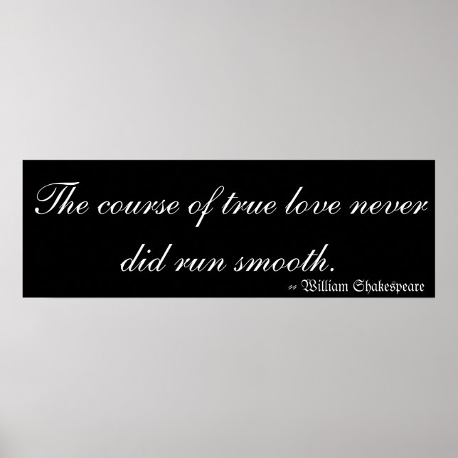 Póster El verdadero amor de William Shakespeare (Frente)