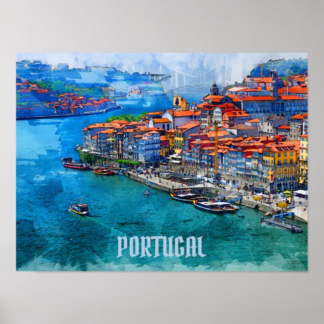 Póster El verdadero Portugal-Oporto (Frente)