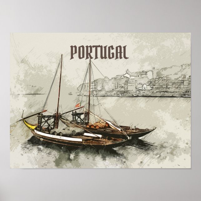 Póster El verdadero Portugal-Oporto (Frente)