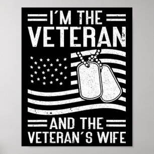 Póster El veterano y la esposa del veterano se enorgullec