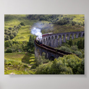 Póster El viaducto de Glenfinnan en Escocia