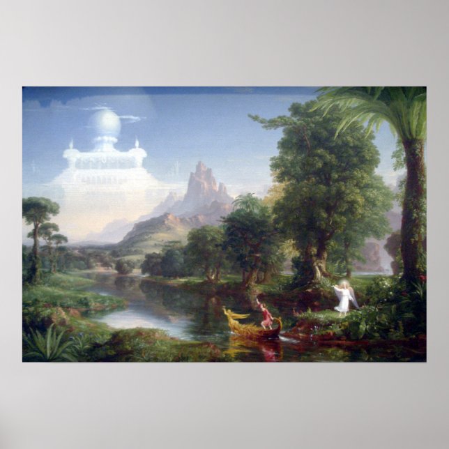 Póster El viaje de la vida - Juventud de Thomas Cole (Frente)