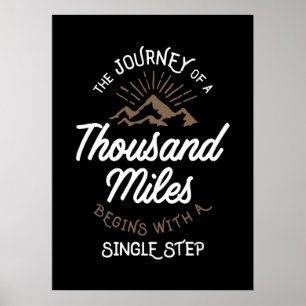 Póster El viaje de mil millas