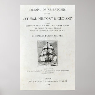 Póster El viaje del Beagle