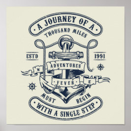 Póster El viaje empieza con un paso