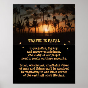 Póster El viaje es fatal al Estrecho-Mindedness etc.