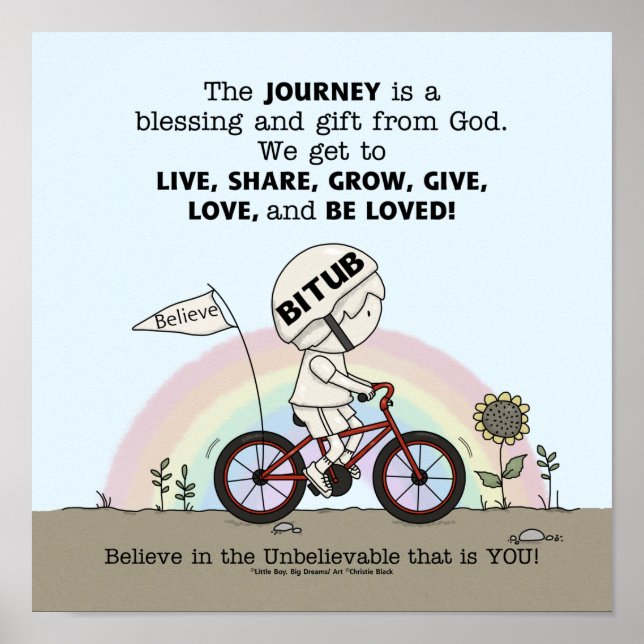 Póster El viaje es un regalo (Frente)