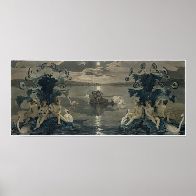 Póster El viaje marítimo de Arion, 1809 (Frente)