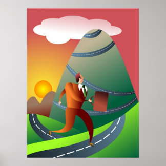 Póster El viaje montañoso