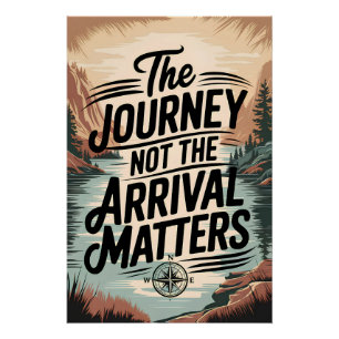 Póster El viaje, no la llegada, importa