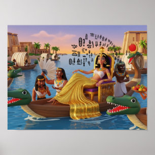 Póster El viaje real de Cleopatra