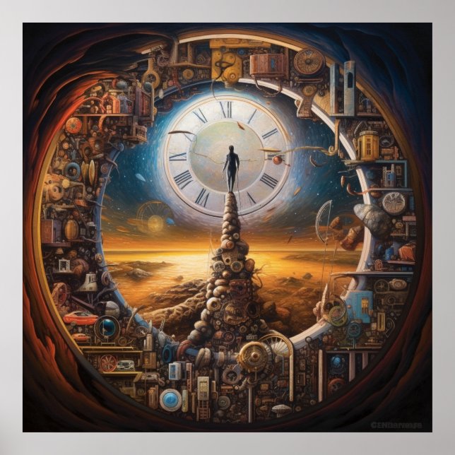 Póster El viajero del tiempo (Frente)