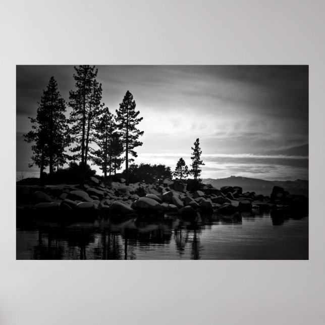 Póster El vidrio celestial de Tahoe (Frente)