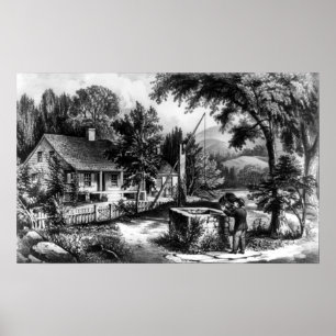 Póster El viejo cubo de agua - 1872