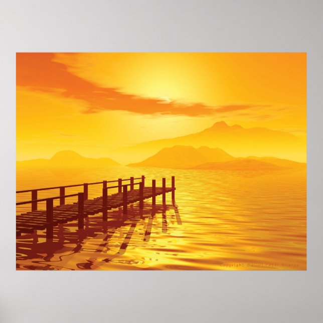 Póster El viejo espigón (Frente)