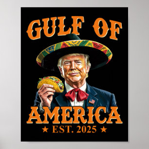 Póster El Viejo Golfo De Estados Unidos Este 2025 Diverti