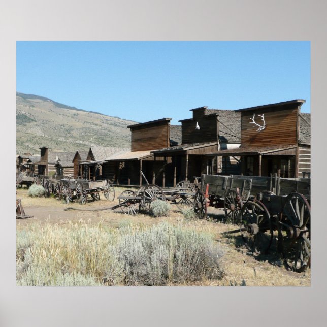 Póster El viejo Lejano Oeste (Frente)