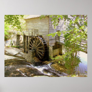 Póster El viejo poster de Grist Mill