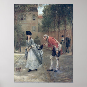 Póster El viejo soldado, 1869