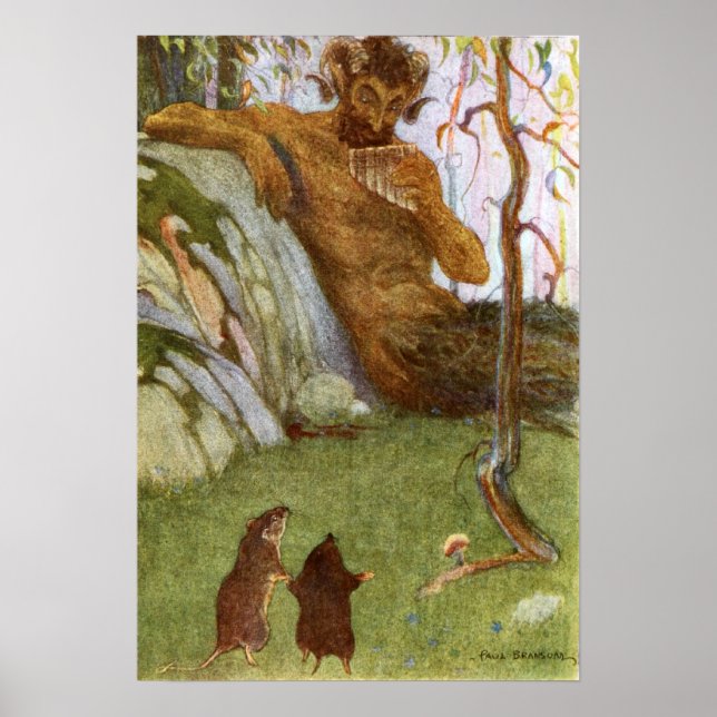 Póster El viento en el Ilustracion original salvaje (Frente)