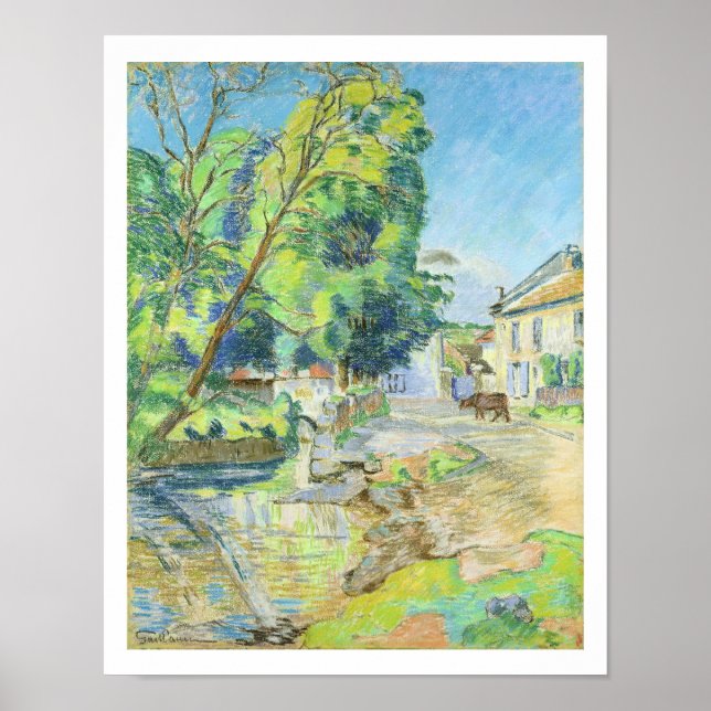 Póster El Village (pastel sobre papel) (Frente)