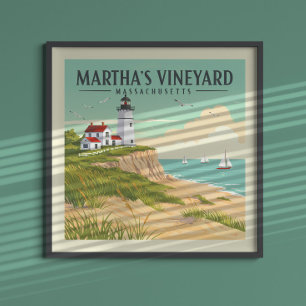 Póster El Viñedo Massachusetts de Martha
